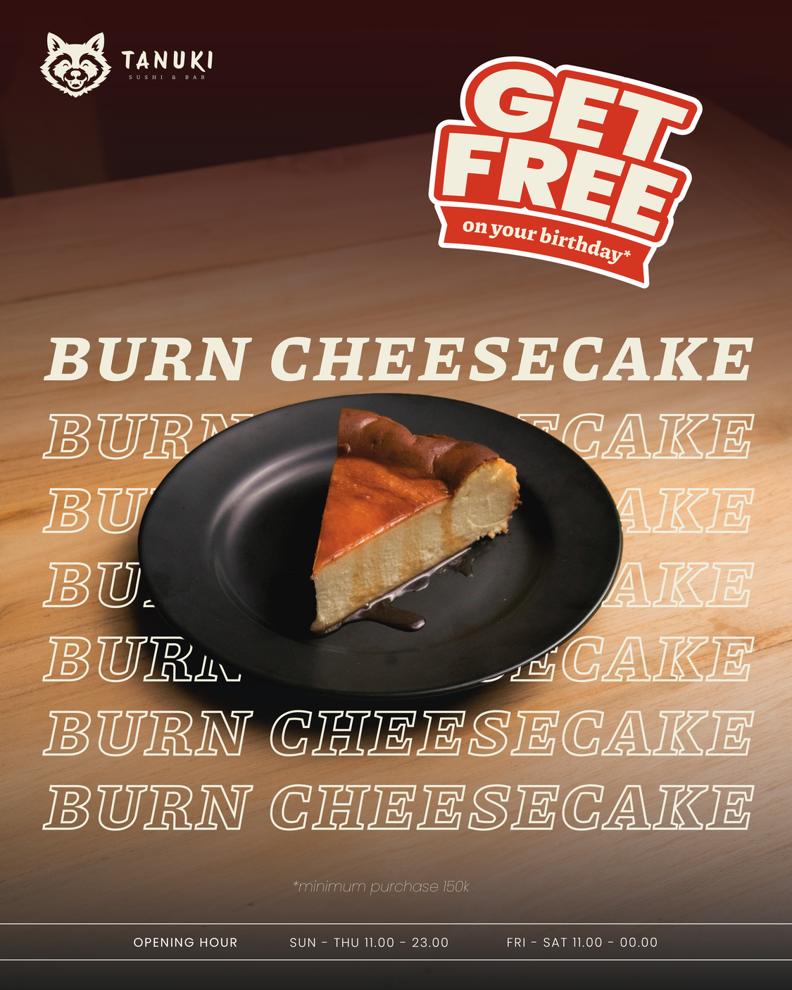 Cheesecake Promo