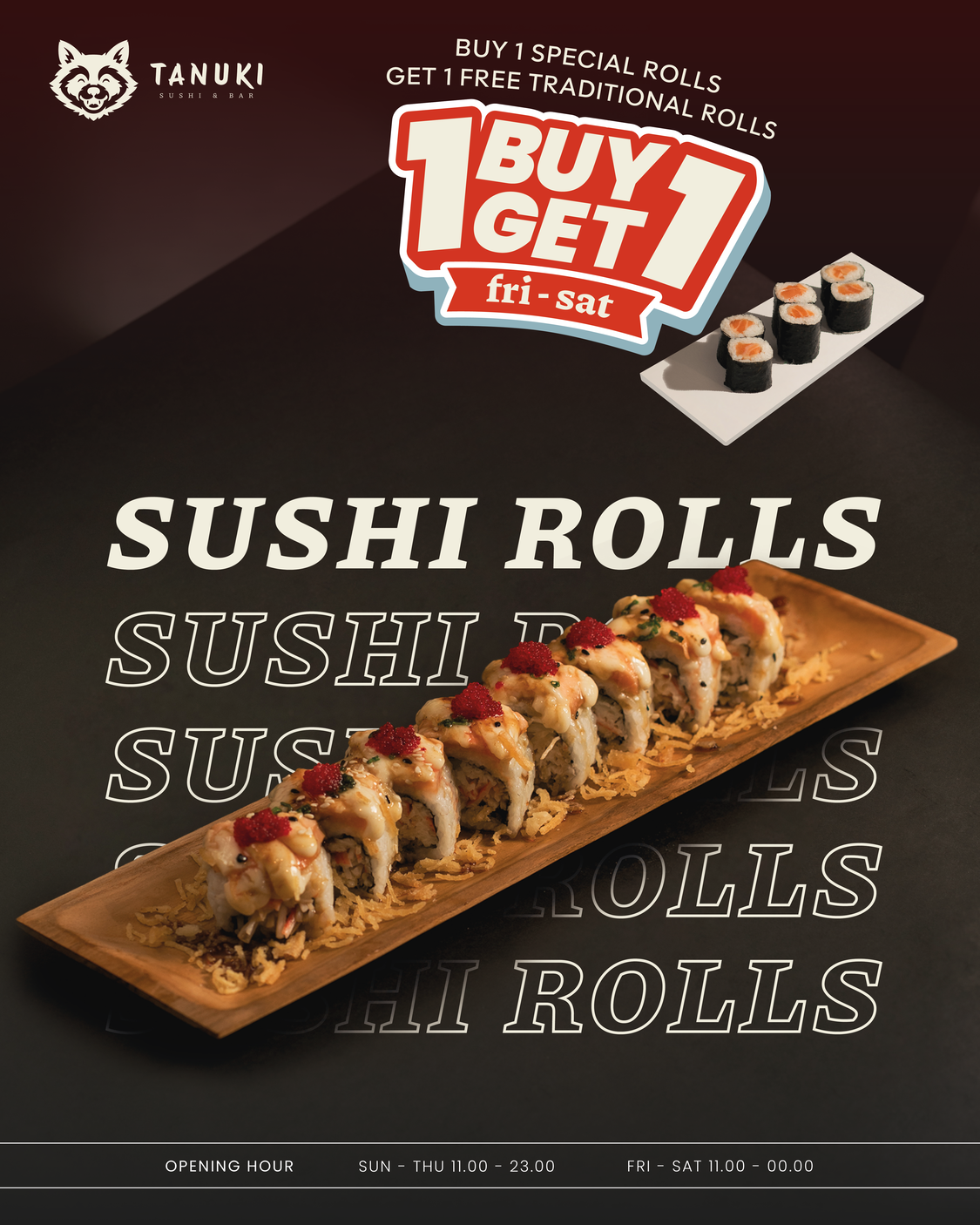 Sushi Rolls Promo